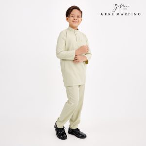 Gene Martino Qhar Baju Kurta Slim Fit Sedondon – Junior 1162