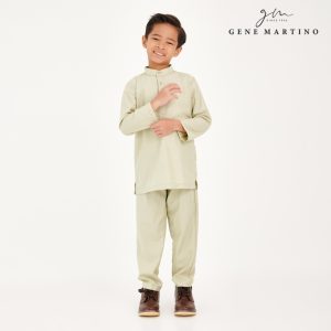 Gene Martino Qhar Baju Kurta Slim Fit Sedondon – Kids 1162