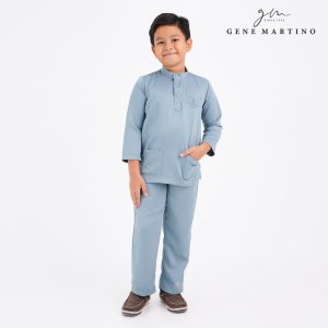 Gene Martino Hajid Baju Melayu Modern Fit Sedondon – Kids 1150
