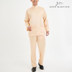 Gene Martino Baju Melayu With Pesak  (Classic Fit) 555 Gold 12