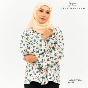 Gene Martino Reeta Flower Blouse 344