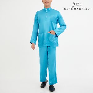 Gene Martino Baju Melayu With Pesak  (Classic Fit) 555 Blur 75